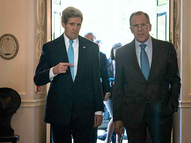 Лавров и Керри за закрытыми дверями обсуждают урегулирование ситуации на Украине