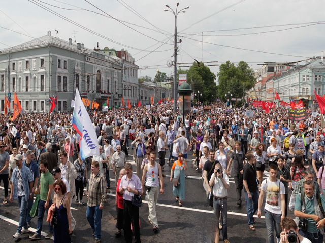 Власти Москвы официально согласовали проведение 13 апреля в центре Москвы митинга оппозиции
