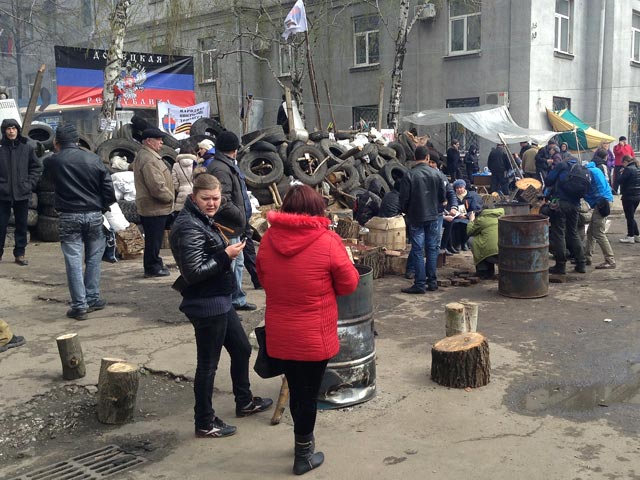 Славянск, 14 апреля 2014 года