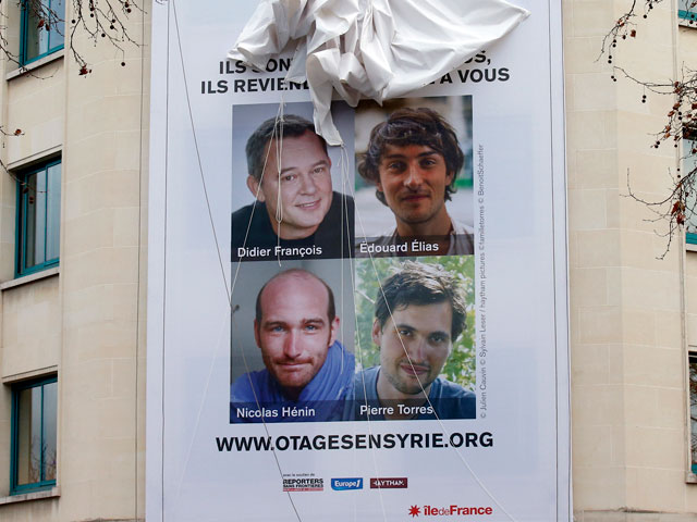 Похищенные почти год назад в Сирии французские журналисты нашлись