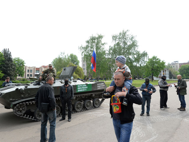Славянск, 2 мая 2014 года