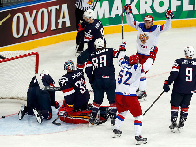 Сборная России по хоккею одержала третью победу подряд на старте группового раунда чемпионата мира, который проходит в эти дни на ледовых аренах Минска
