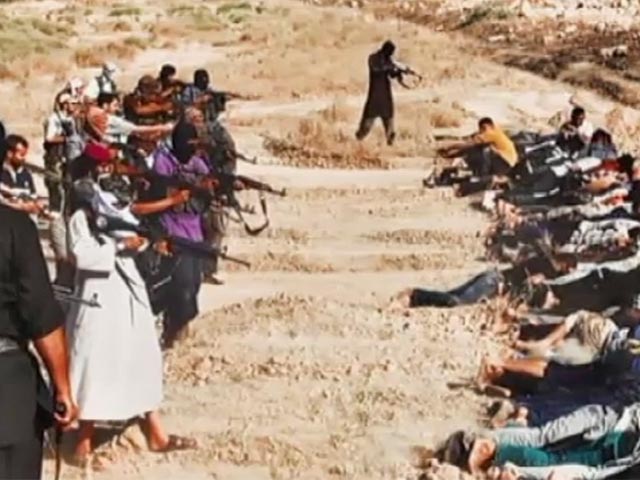Исламисты опубликовали шокирующие фотографии казненных иракских военных