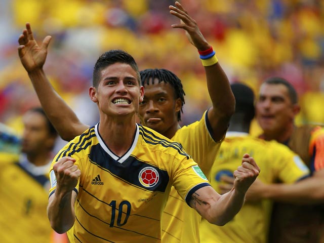 Сборная Колумбии выиграла второй матч на чемпионате мира по футболу