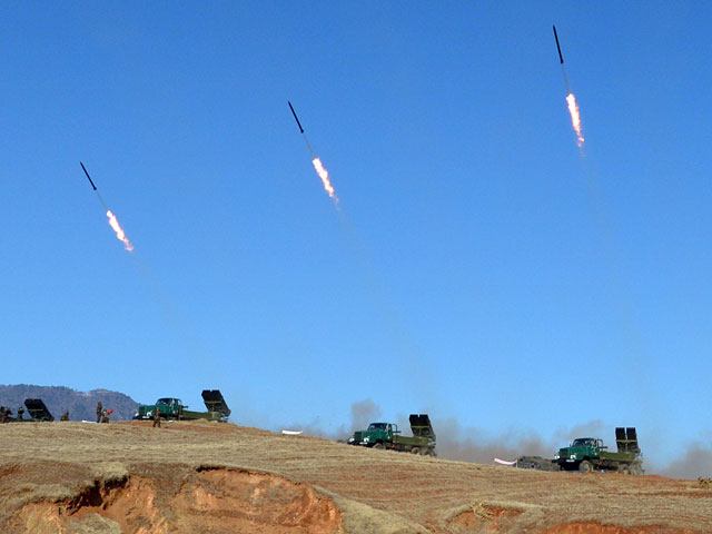 Северная Корея. Запуск ракет, 14 марта 2013 г.