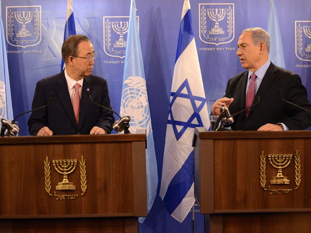Пан Ги Мун и Биньямин Нетаньяху
