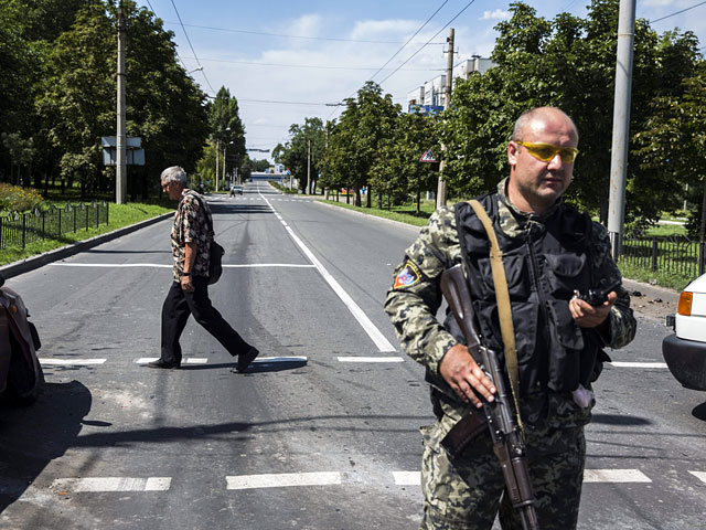 Донецк, Украина. 21 июля 2014 года