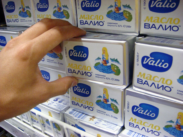 Финский производитель молочных продуктов Valio приостановил выпуск продукции для импорта в Россию