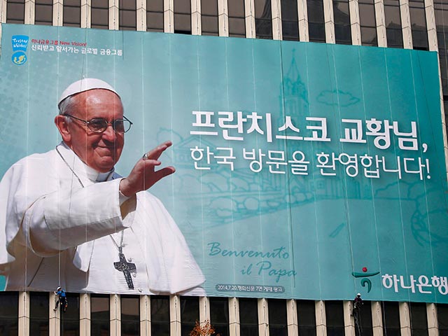 В Сеуле усиливают меры безопасности в преддверии визита папы Франциска