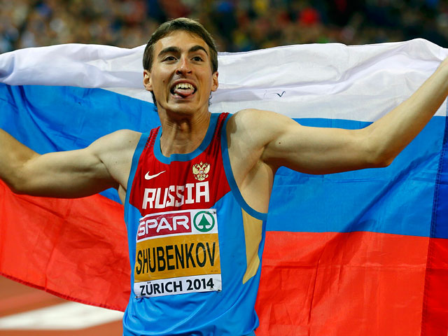 23-летний Шубенков уверенно защитил титул в барьерном беге на 110 м, показав результат 13,19 секунды
