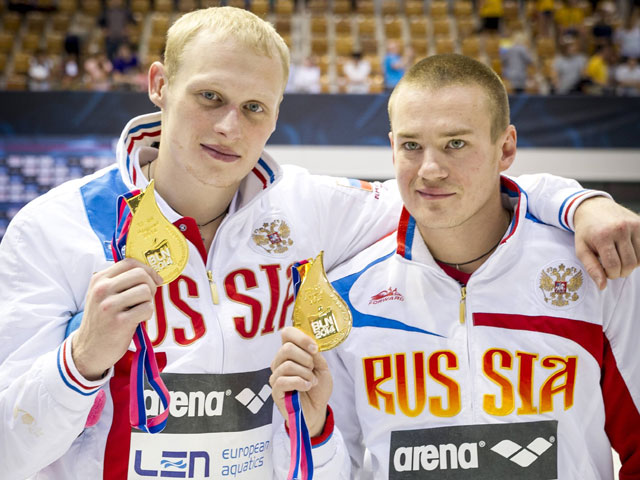 Захаров и Кузнецов стали чемпионами Европы в прыжках с трехметрового трамплина
