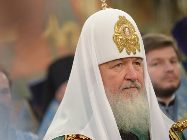 Патриарх Московский и всея Руси Кирилл, по многолетней традиции, совершил в Успенском соборе Кремля литургию по случаю праздника