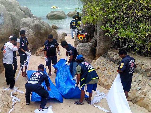 Полиция Таиланда расследует зверское двойное убийство иностранных туристов, совершенное на острове Тау ("остров черепах") в Сиамском заливе. Там прямо на пляже найдены тела гражданки Великобритании и ее спутника
