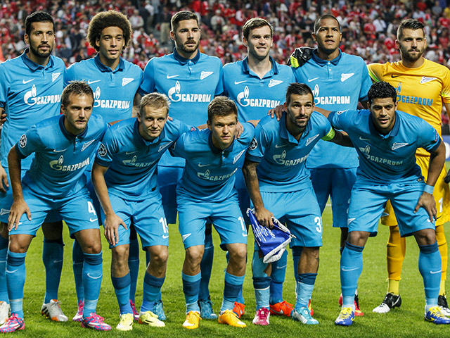 Санкт-петербургский "Зенит", обыгравший в первом туре группового этапа Лиги чемпионов португальскую "Бенфику" (2:0), возглавил текущий рейтинг клубов по версии УЕФА
