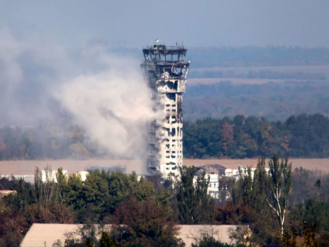 Аэропорт Донецка, 4 октября 2014 года