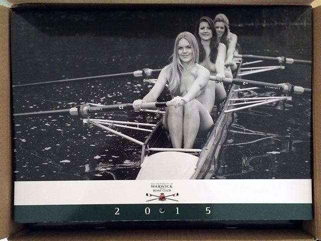 Warwick Rowing's Women's Naked Calendar.