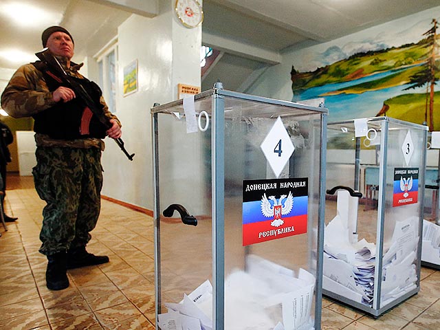 На территории Донецкой народной республики закрылись избирательные участки, на которых прошли выборы главы республики и членов Верховного совета