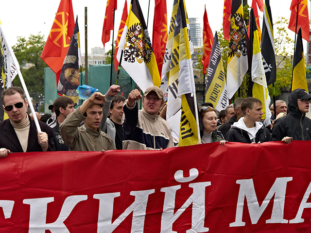 Задержанные на "Русском марше" проведут ночь в полиции