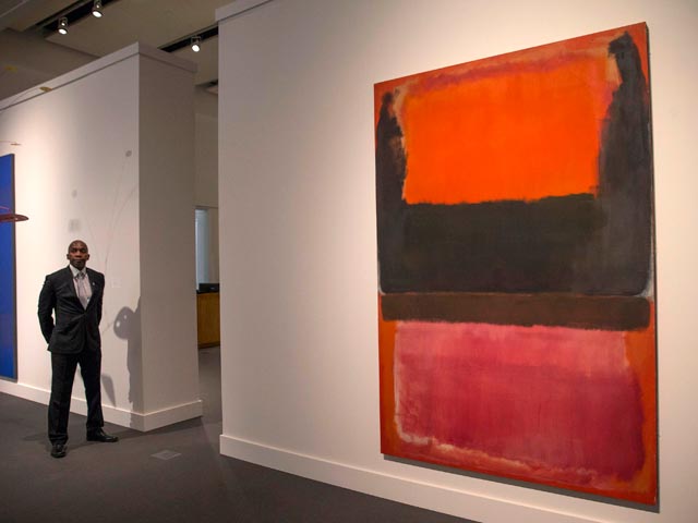 Полотно американского представителя абстрактного экспрессионизма Марка Ротко (1903-1970) "N21 (Красный, коричневый, черный и оранжевый)" ушло с молотка за 45 млн долларов