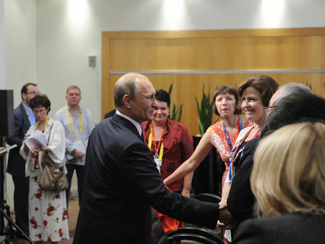 Владимир Путин провел встречу с участниками Профсоюзного саммита &#171;Группы двадцати&#187;