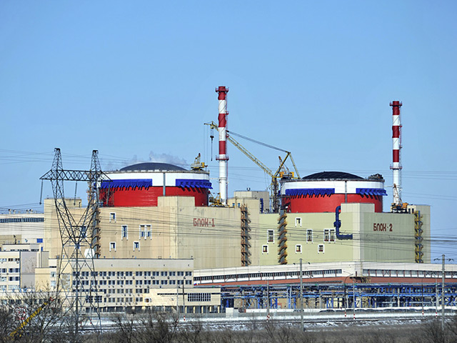 Электрической защитой блочного трансформатора энергоблок N1 Ростовской АЭС отключен от сети около 11 часов в субботу - тепловая мощность энергоблока N1 снижена до 10%.