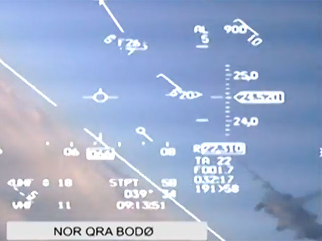 Норвегия опубликовала ВИДЕО с "агрессивным" маневром российского истребителя
