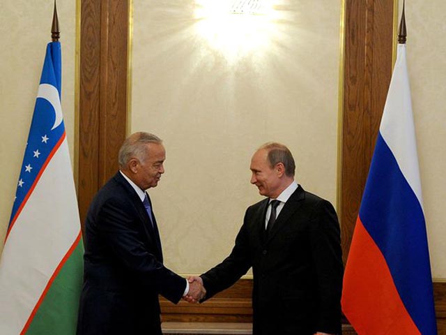 Ислам Каримов и Владимир Путин, Душанбе, 11 сентября 2014 года