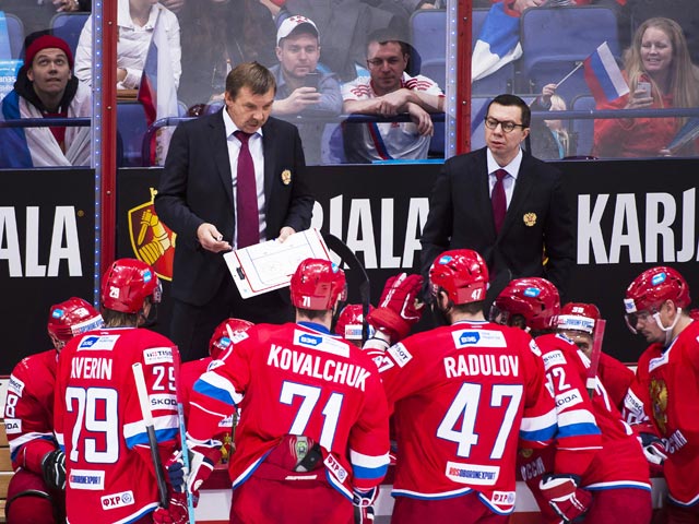 Олег Знарок назвал состав сборной России по хоккею на домашний этап Евротура