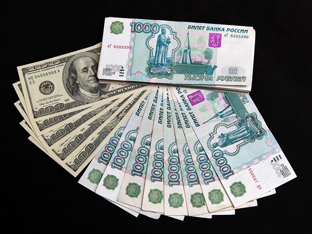 По состоянию на 16:15 по московскому времени рубль прибавил 1,8 рубля к доллару и достиг отметки 59,7 рубля за доллар, при этом укрепляясь на 2,26 рубля против евро - до 73,44 рубля за евро. Бивалютная корзина снизилась на 2,01 рубля - до 65,88 рубля