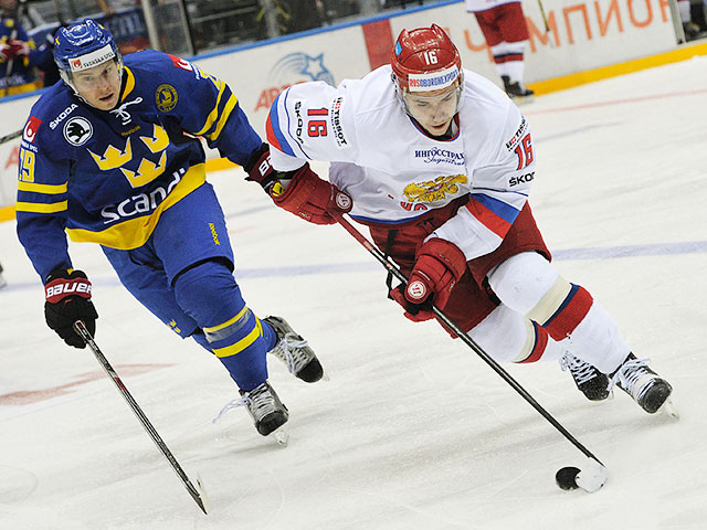 Сборная России победила хоккеистов Швеции на Кубке Первого канала