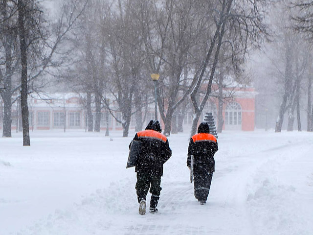 Мокрый снег ожидается в центральном регионе России, МЧС рекомендует соблюдать осторожность