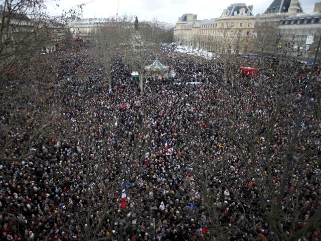 Париж, 11 января 2015 года