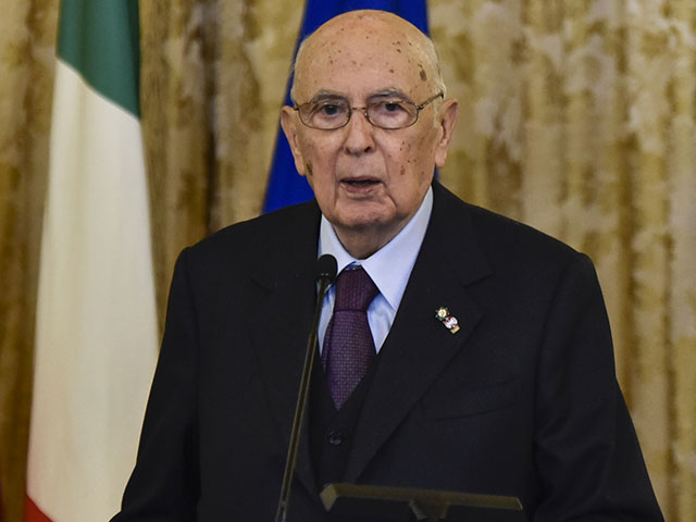 Президент Италии Джорджо Наполитано 14 января подал в отставку с поста президента
