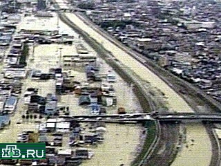 Общее число погибших в результате наводнения, обрушившихся на центральную часть Японии, достигло 7 человек