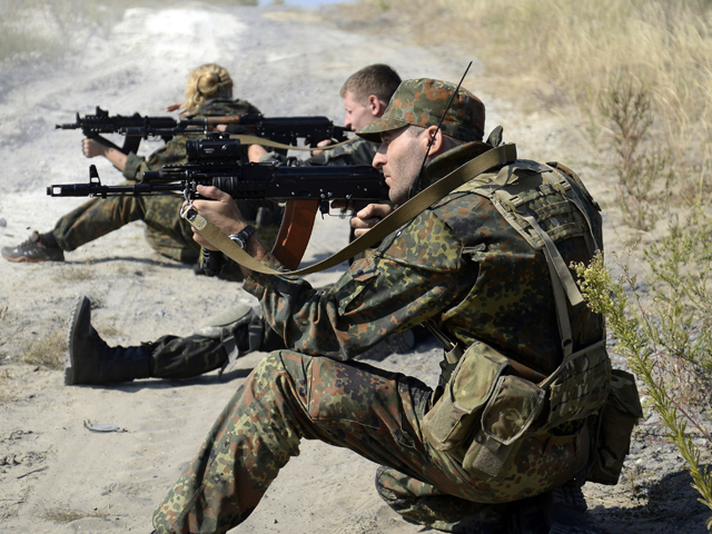 Добровольческий батальон "Айдар", участвующий в боевых действиях на Донбассе на стороне Киева, расформирован