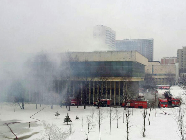 Угроза обрушения здания библиотеки Института научной информации по общественным наукам (ИНИОН), пожар в котором был потушен 31 января поздно вечером, сохраняется
