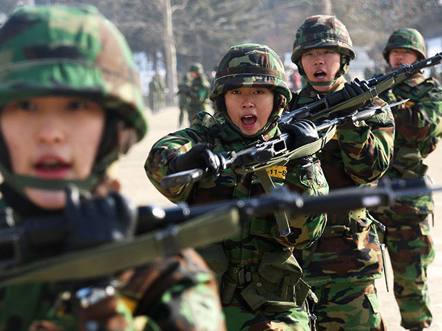 Солдаты армии Южной Кореи