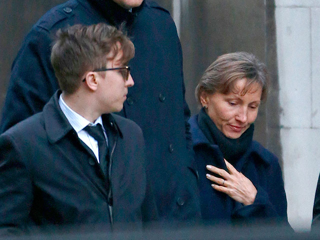 Марина Литвиненко со своим сыном Анатолием, 3 февраля 2015 года