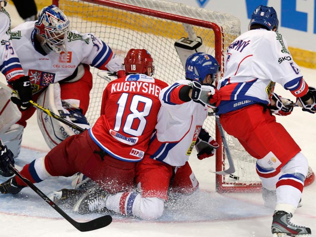 Российские хоккеисты повторно уступили чехам в рамках Евротура