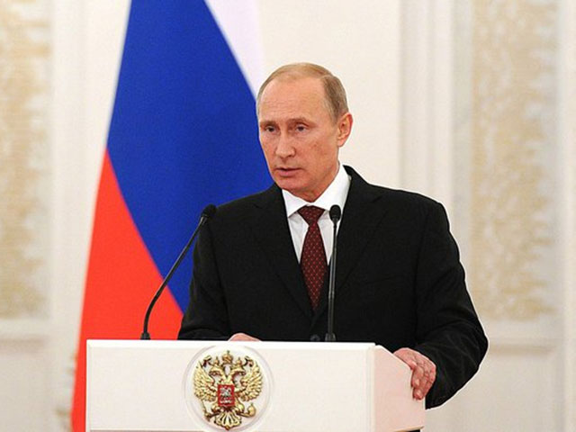 Электоральный рейтинг президента РФ Владимира Путина достиг исторического максимума - 74%