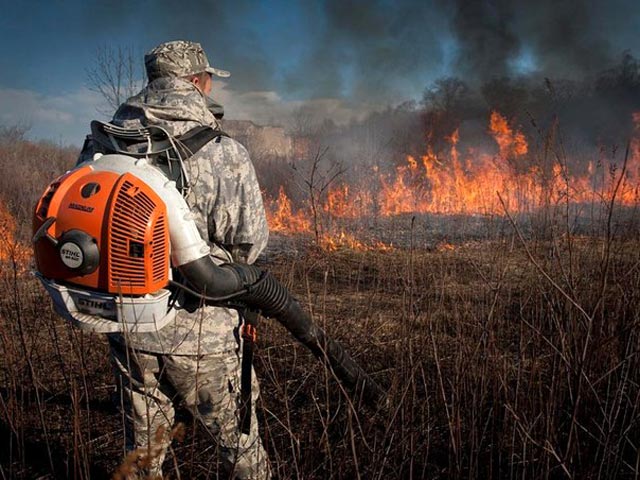 На границе нацпарка "Земля леопарда" в Приморье разгорелся пожар - огонь не могут потушить уже пятые сутки
