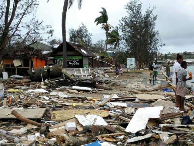 Президент республики Вануату, на которую обрушился ураган, назвал причину бедствия - изменение климата