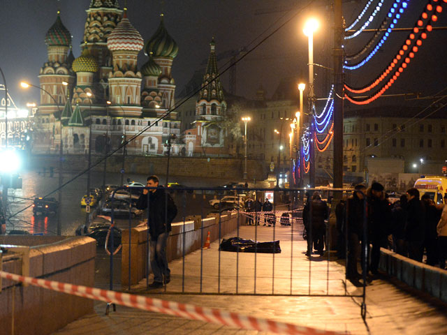 Борис Немцов был убит в ночь на 28 февраля в центре Москвы недалеко от Кремля