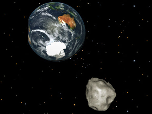 Вечером 27 марта мимо Земли на расстоянии примерно в 4 488 000 километров пролетит астероид 2014 YB35