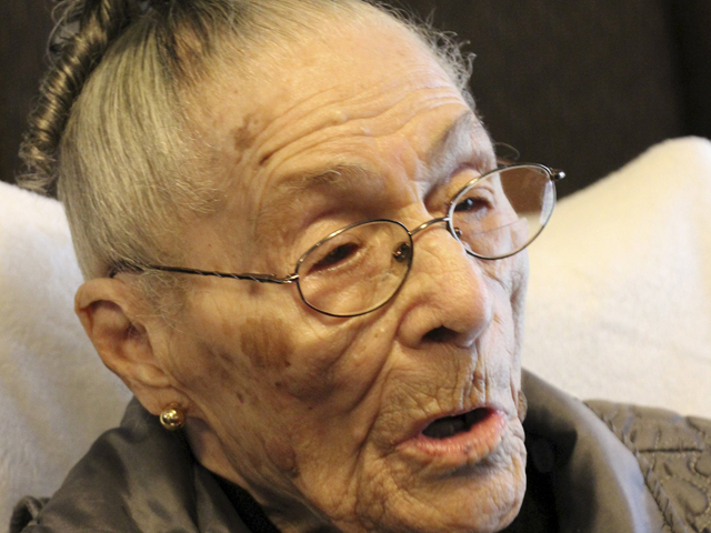 Гертруда Вивер получила звание самой пожилой жительницы планеты после того, как неделю назад на 118-м году жизни скончалась японка Мисао Окава
