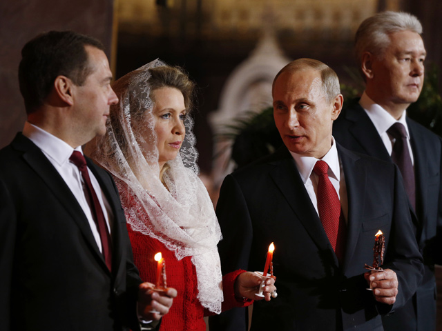 Президент России Владимир Путин направил поздравления с праздником Воскресения Христова высшим церковным иерархам