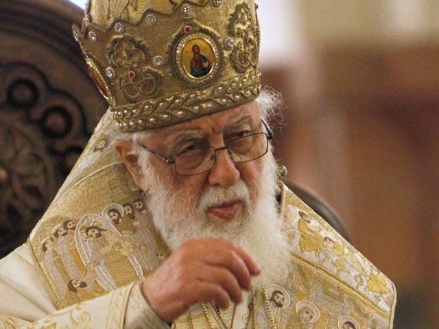 Глава Грузинской православной церкви Католиком-Патриарх всея Грузии Илия II 