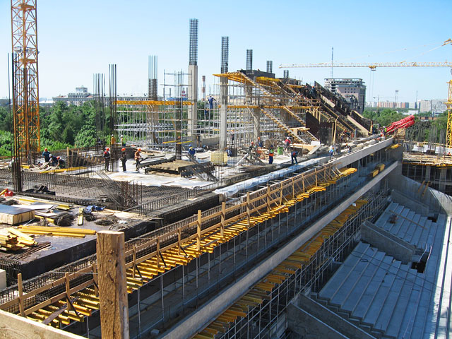 Строительство футбольного стадиона для ЦСКА завершится в начале 2016 года