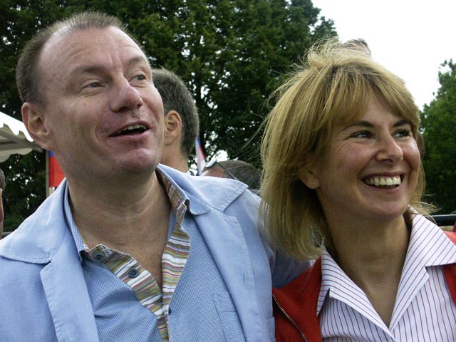 Владимир Потанин и его жена Наталья, июль 2004 года