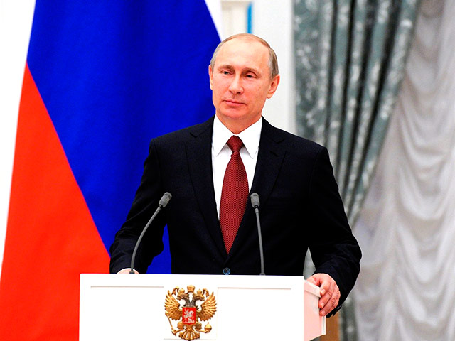 Владимир Путин, 1 мая 2015 года
